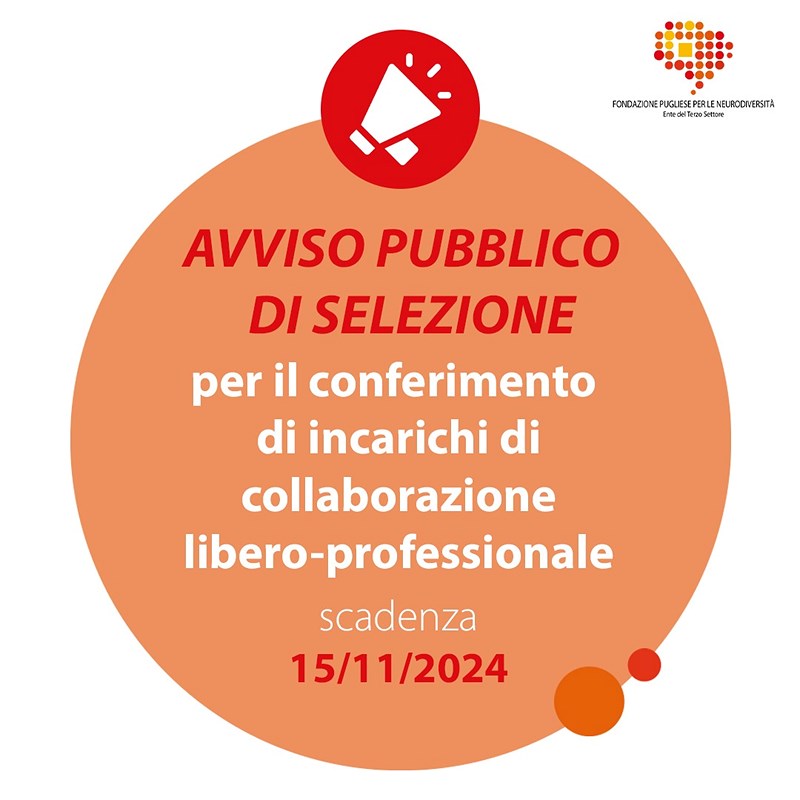 Avviso pubblico di selezione per incarichi di collaborazione professionale